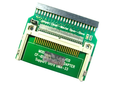 Flat Laptop 44-Pin Female IDE To CF Card Adapter
